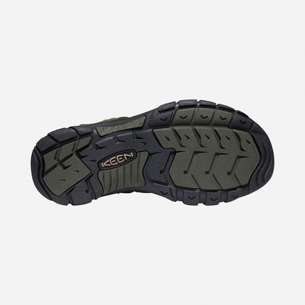 Keen Vandringssandaler Herr Olivgröna/Svarta - Newport H2 - 128630NSA